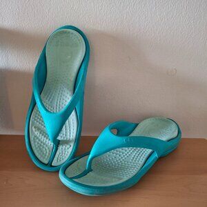 Crocs Women's Blue Flip Flops